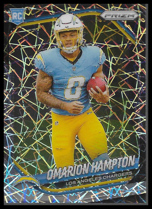 2025 Panini Prizm #355 Omarion Hampton Lazer
