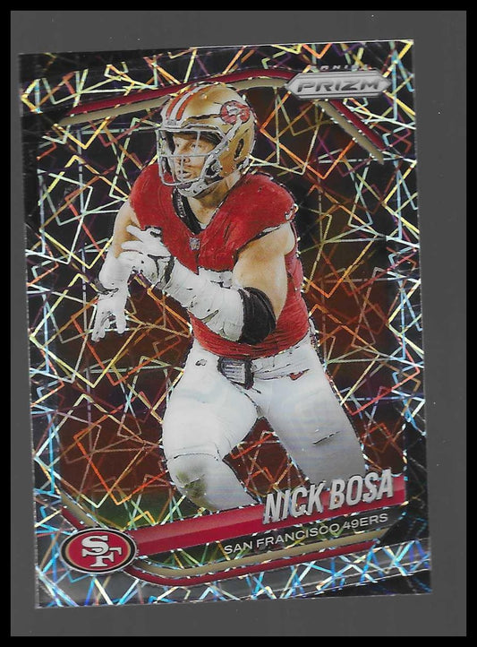 2025 Panini Prizm #219 Nick Bosa Lazer