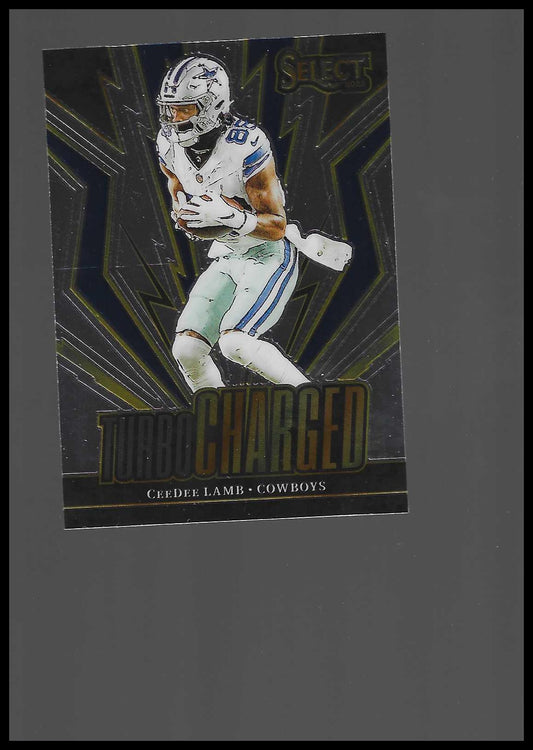 2023 Panini Select #TUR-CLA CeeDee Lamb Turbocharged