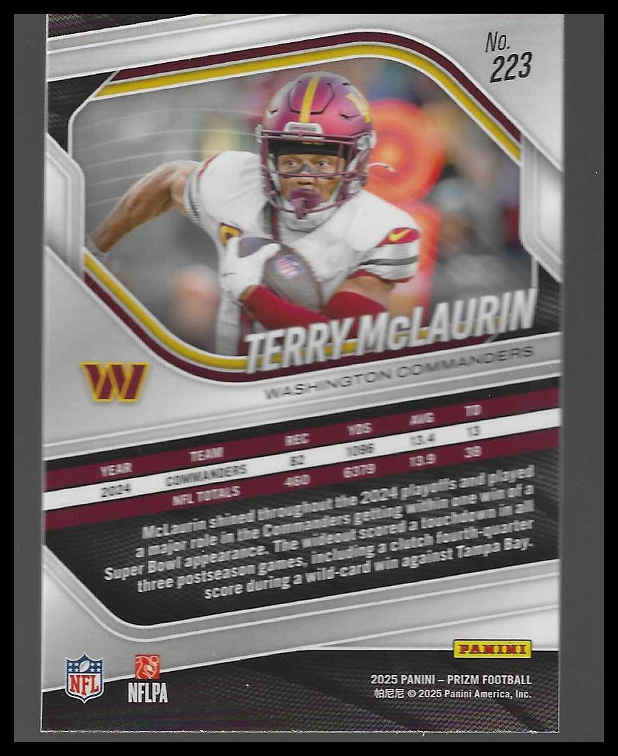 2025 Panini Prizm #223 Terry McLaurin