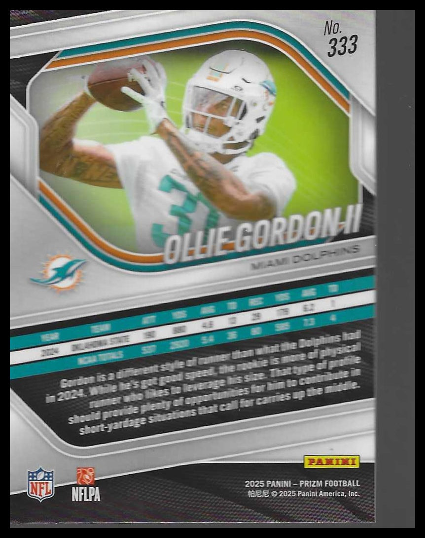 2025 Panini Prizm #333 Ollie Gordon II