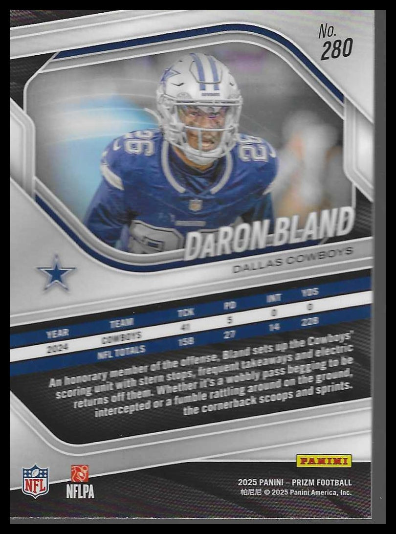 2025 Panini Prizm #280 DaRon Bland