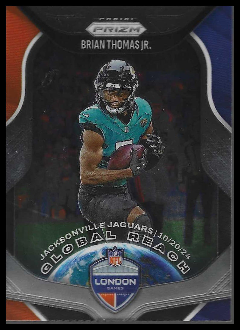 2025 Panini Prizm #2 Brian Thomas Jr. Global Reach London