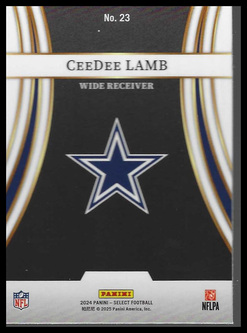 2024 Panini Select #23 CeeDee Lamb Turbocharged