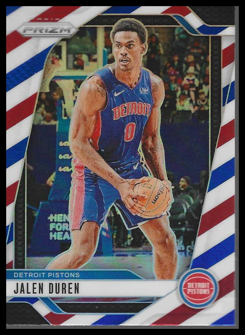 2024-25 Panini Prizm #20 Jalen Duren Prizms Silver