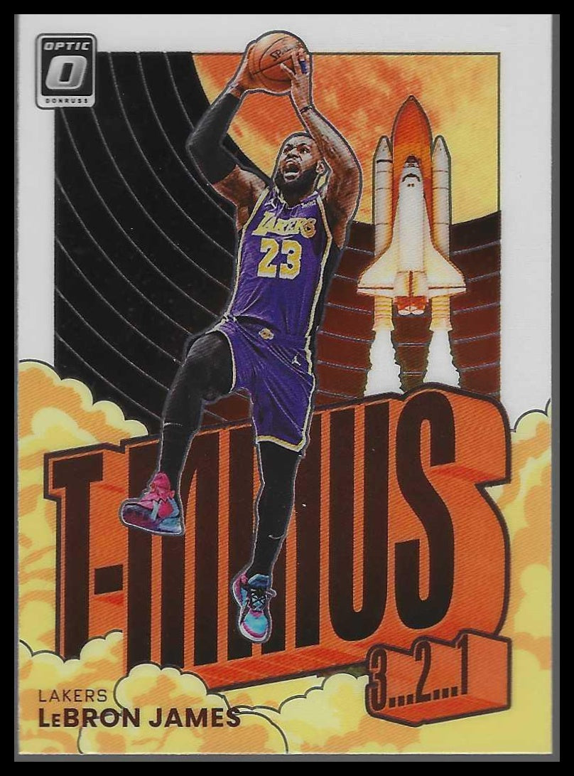 2021-22 Donruss Optic #2 LeBron James T-Minus 3...2...1
