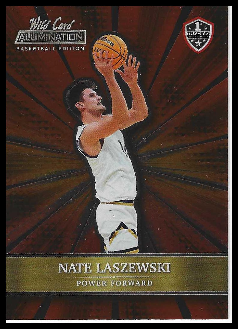 2021-22 Wild Card Alumination #ABC-64 Nate Laszewski Red Chase