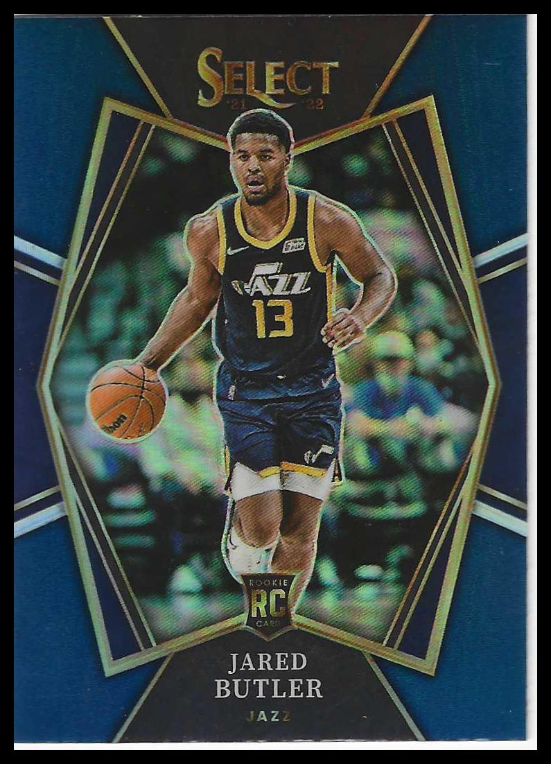 2021-22 Panini Select #142 Jared Butler Blue Prizms