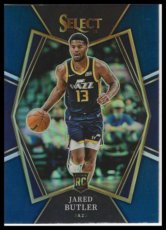 2021-22 Panini Select #142 Jared Butler Blue Prizms
