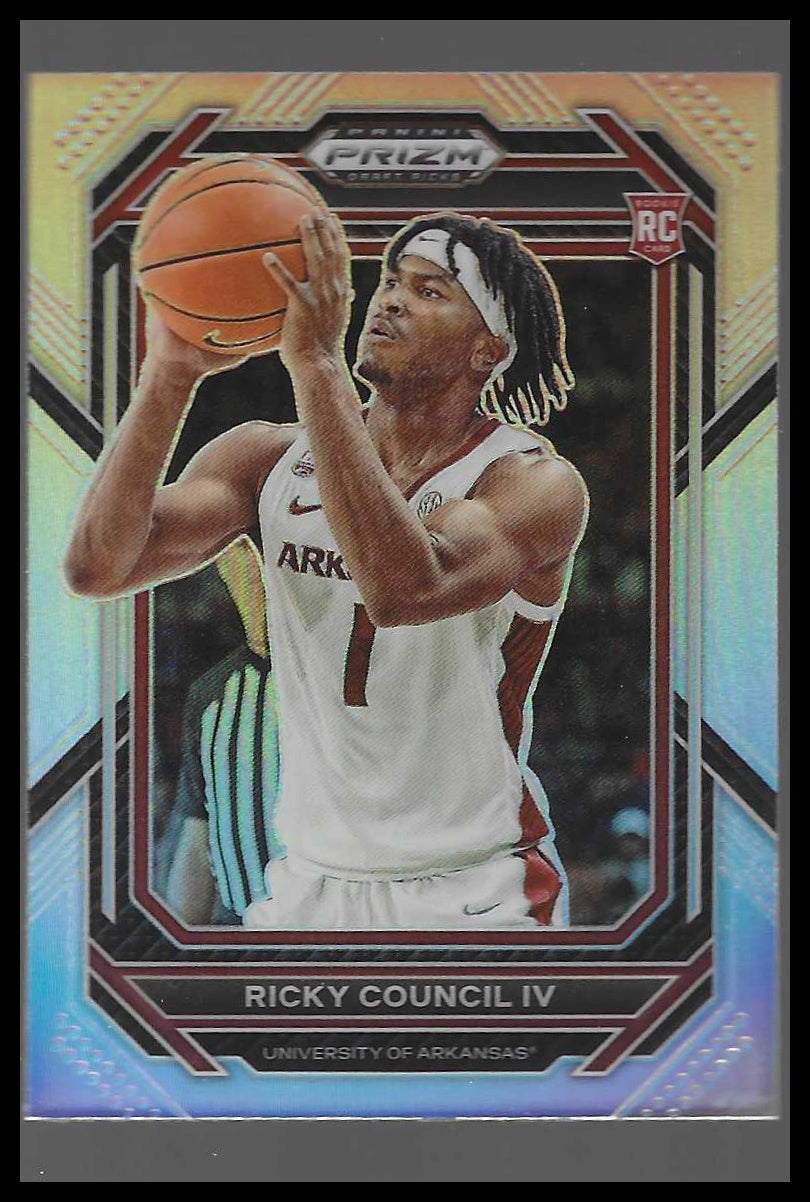 2023 Panini Prizm Draft Picks #1 Ricky Council IV Silver