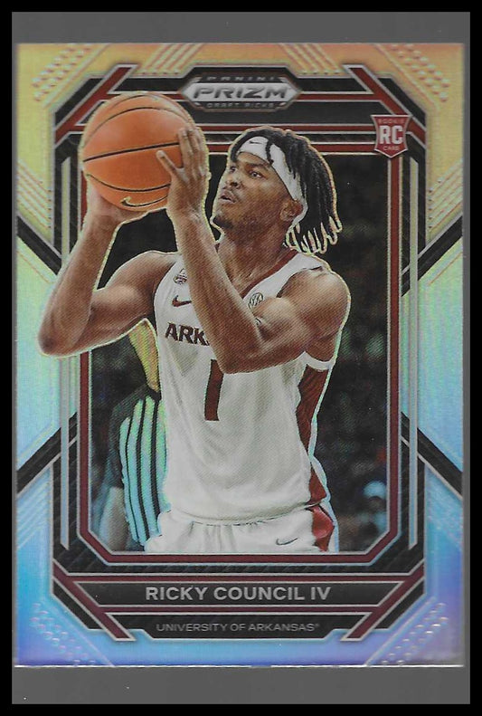 2023 Panini Prizm Draft Picks #1 Ricky Council IV Silver