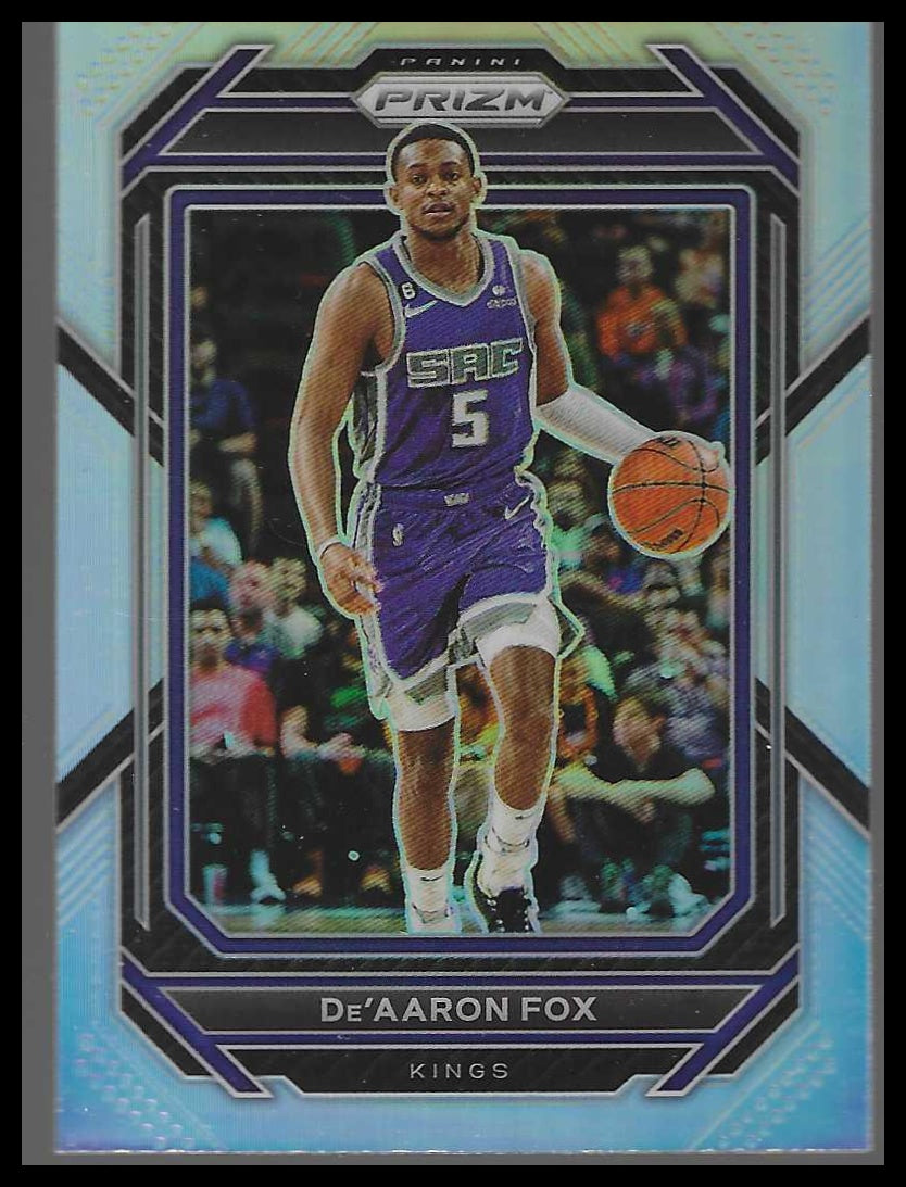 2022-23 Panini Prizm #118 De'Aaron Fox Prizms Silver
