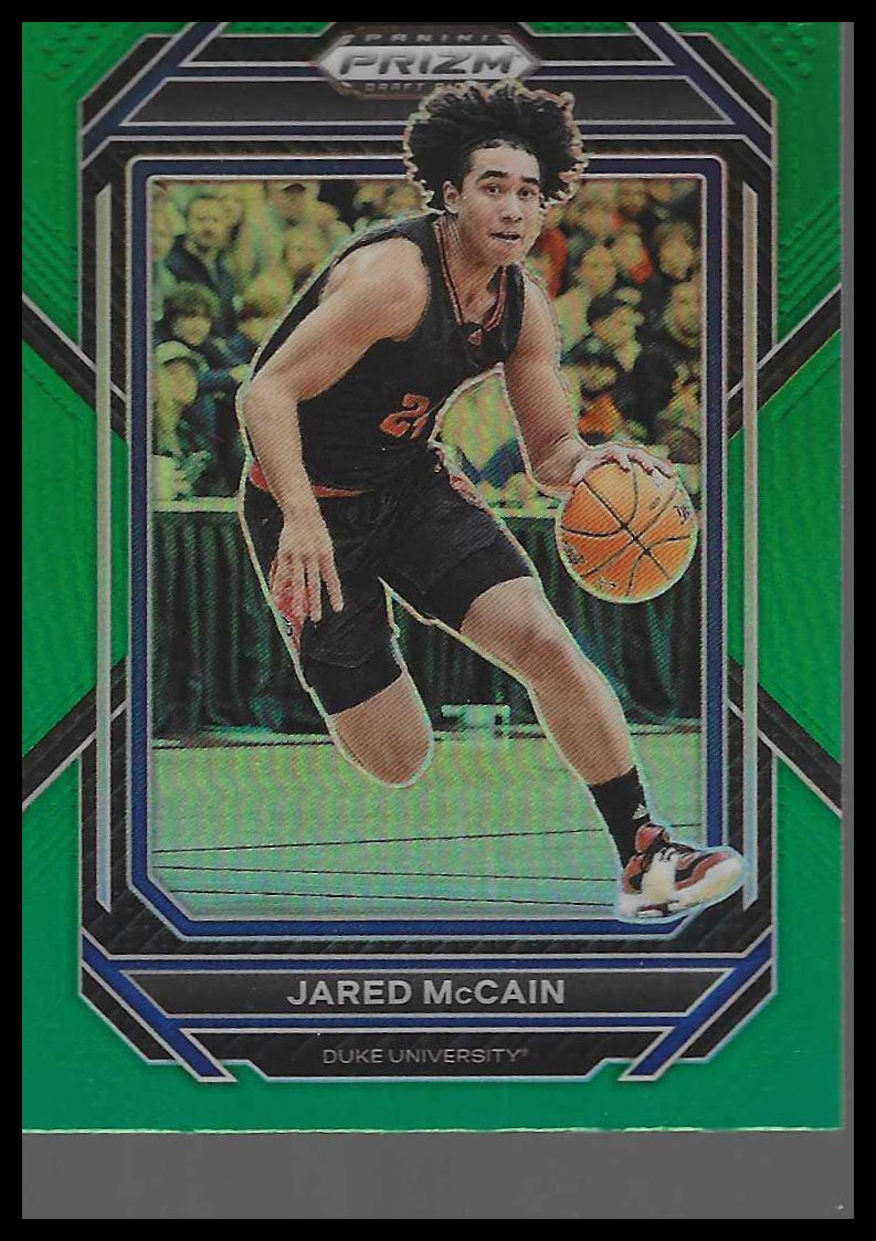2023 Panini Prizm Draft Picks #43 Jared McCain Green