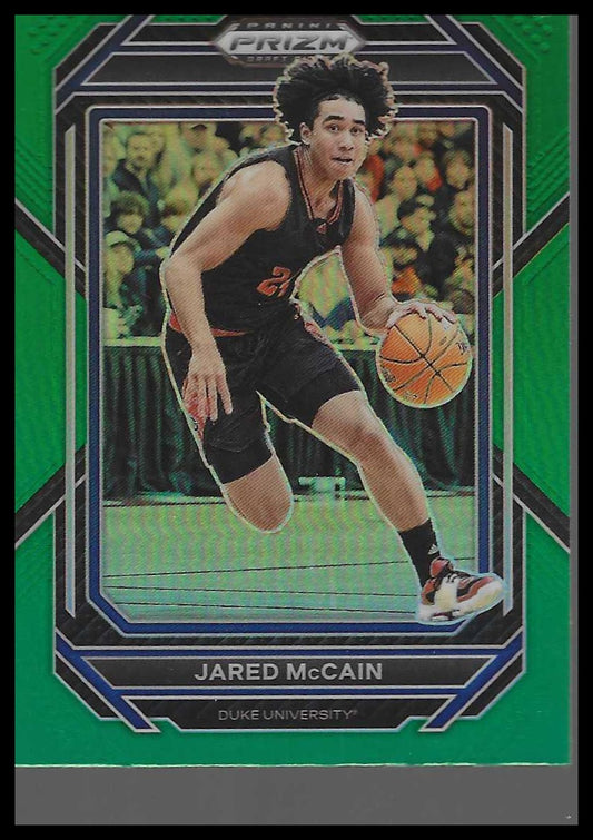 2023 Panini Prizm Draft Picks #43 Jared McCain Green