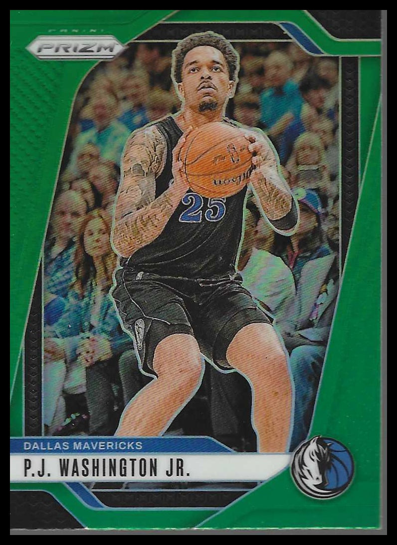 2024-25 Panini Prizm #174 P.J. Washington Jr. Prizms Green