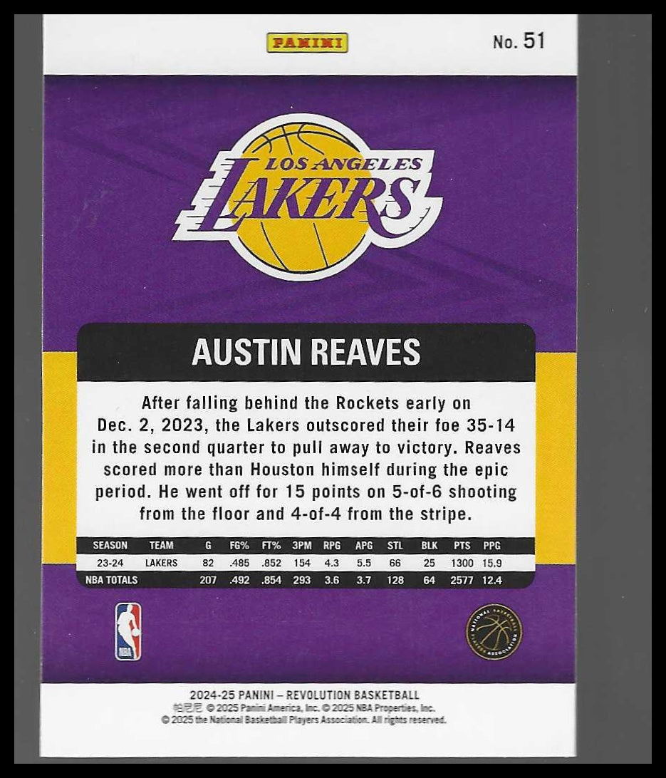 2024-25 Panini Revolution #51 Austin Reaves