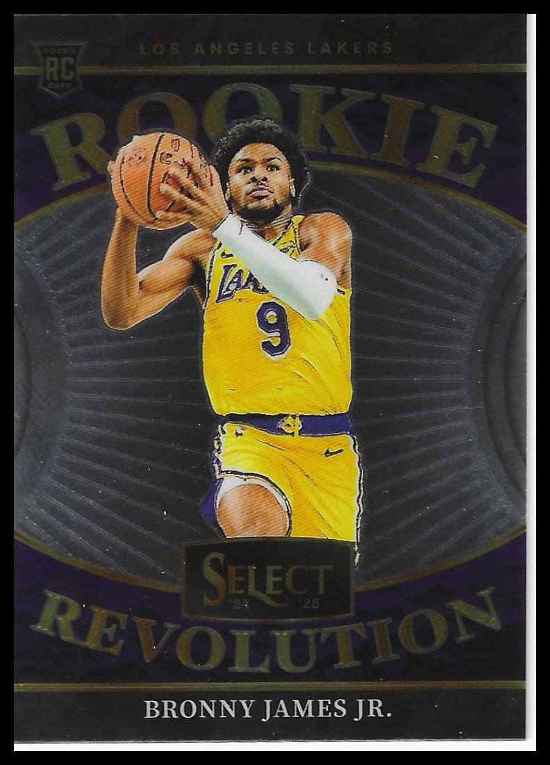 2024-25 Panini Select #3 Bronny James Jr. Rookie Revolution