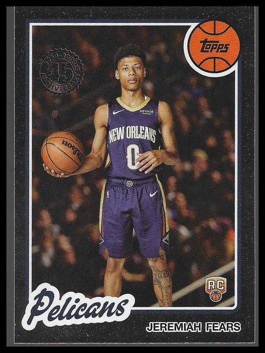 2025-26 Topps #80BK-98 Jeremiah Fears 1980-81 Topps Basketball