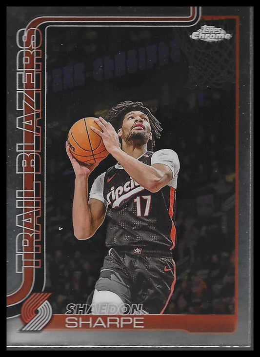 2025-26 Topps Chrome #150 Shaedon Sharpe