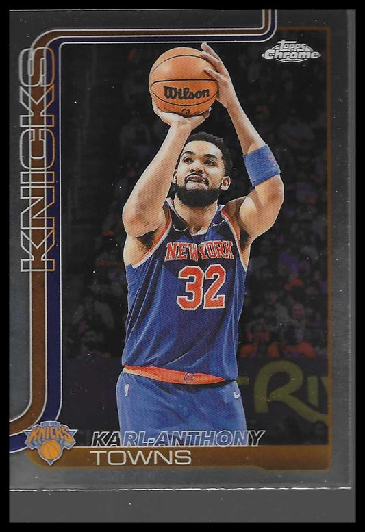 2025-26 Topps Chrome #179 Karl-Anthony Towns