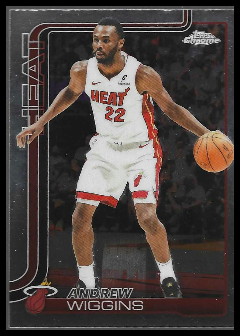 2025-26 Topps Chrome #180 Andrew Wiggins
