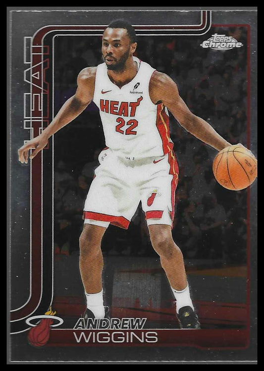 2025-26 Topps Chrome #180 Andrew Wiggins