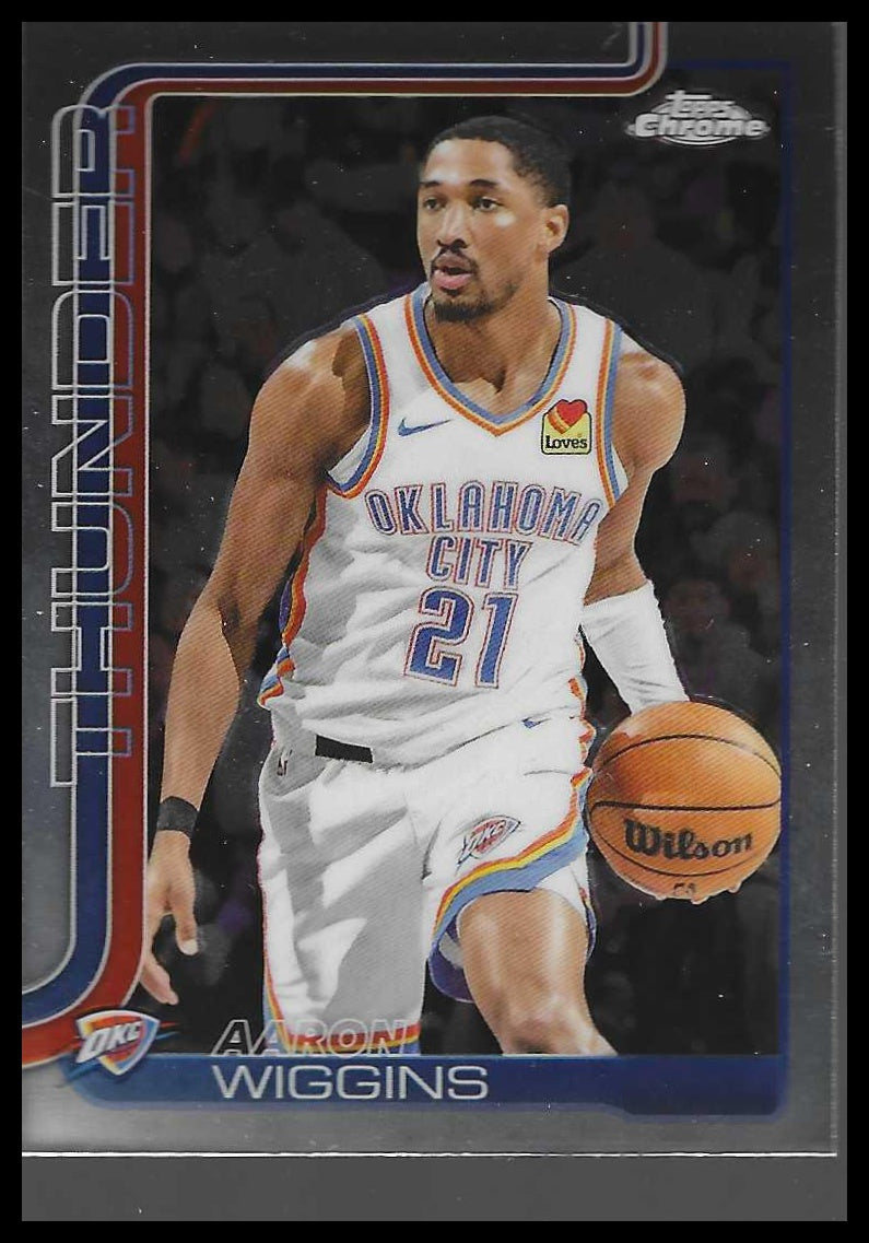 2025-26 Topps Chrome #196 Aaron Wiggins