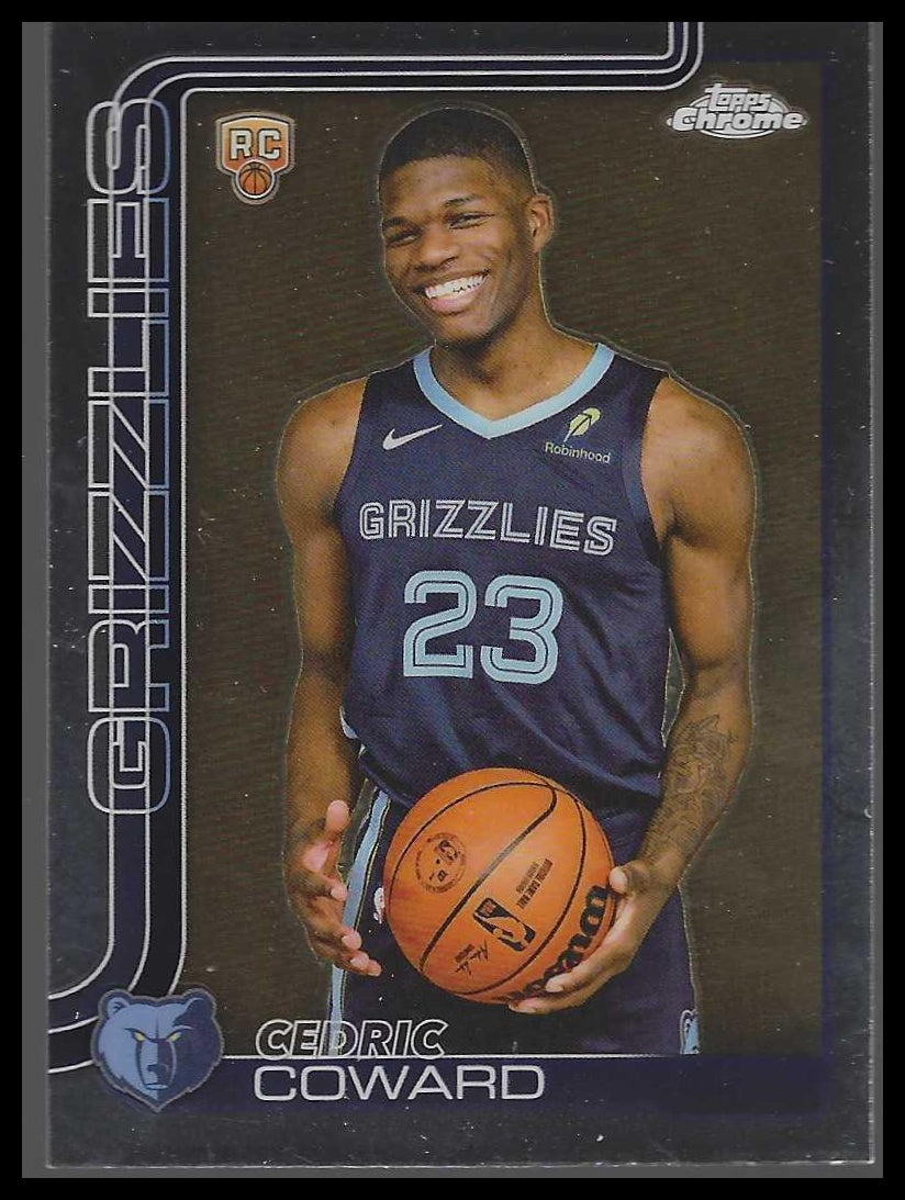 2025-26 Topps Chrome #261 Cedric Coward RC
