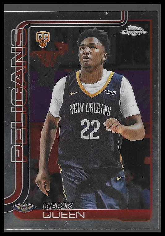 2025-26 Topps Chrome #263 Derik Queen RC