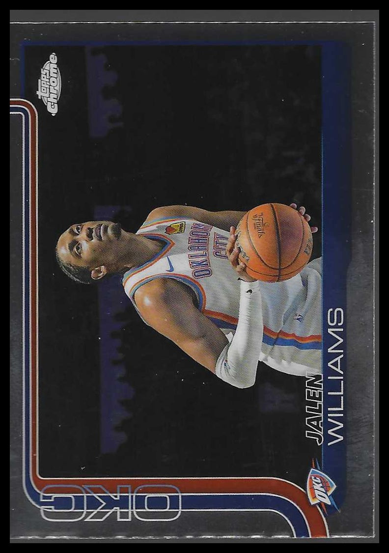 2025-26 Topps Chrome #187 Jalen Williams
