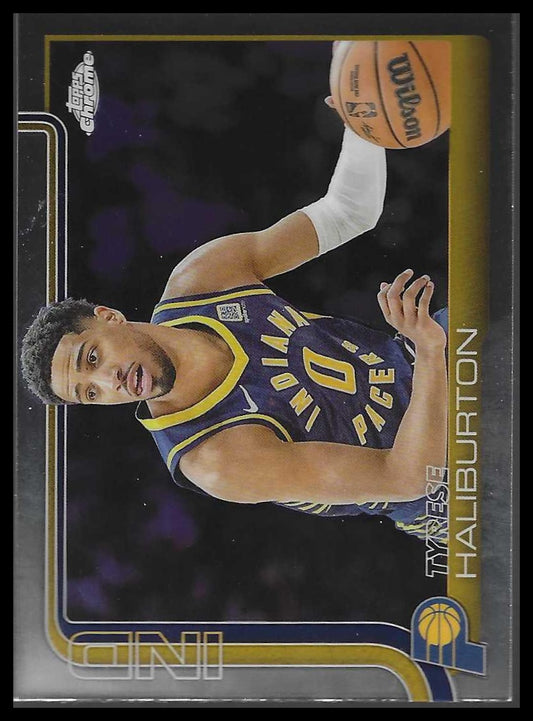 2025-26 Topps Chrome #3 Tyrese Haliburton