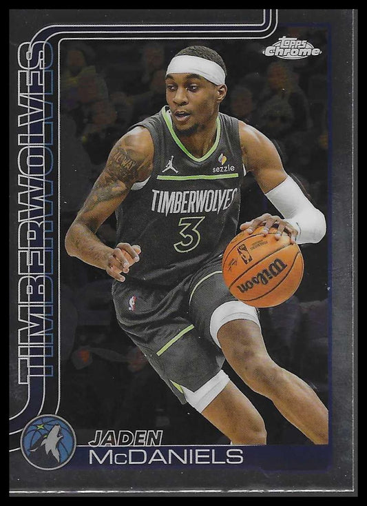2025-26 Topps Chrome #176 Jaden McDaniels