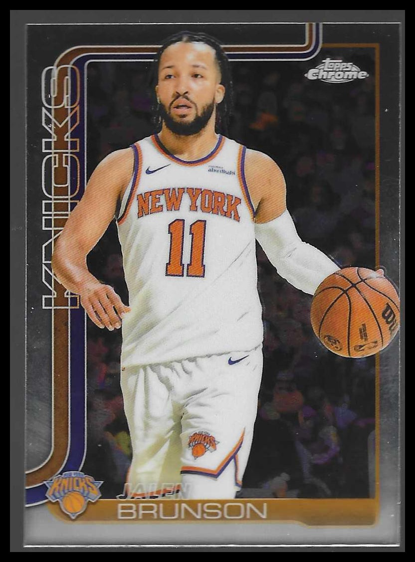 2025-26 Topps Chrome #101 Jalen Brunson