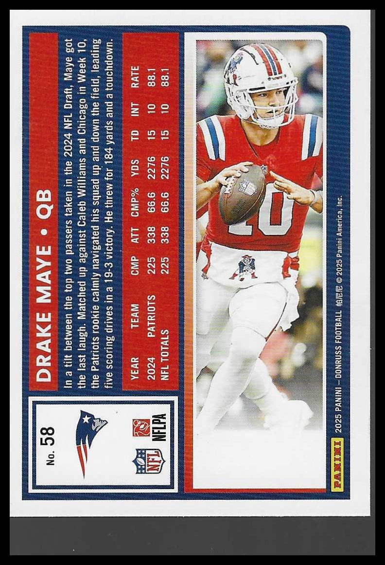 2025 Donruss #58 Drake Maye