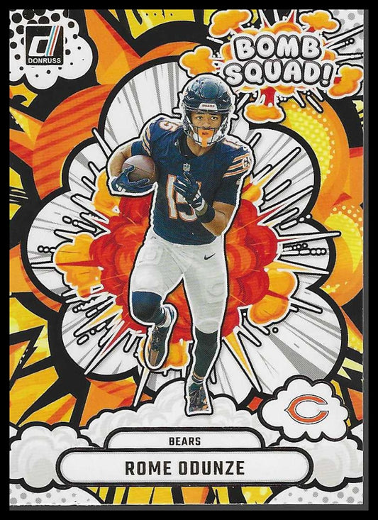 2025 Donruss #BS-ROE Rome Odunze Bomb Squad