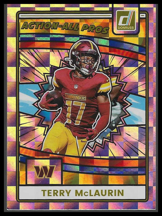 2025 Donruss #AAP-TMC Terry McLaurin Action-All Pros