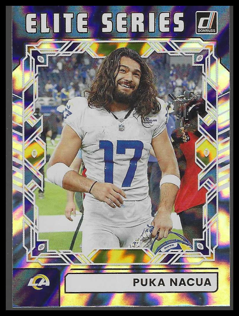 2025 Donruss #TES-PNA Puka Nacua The Elite Series
