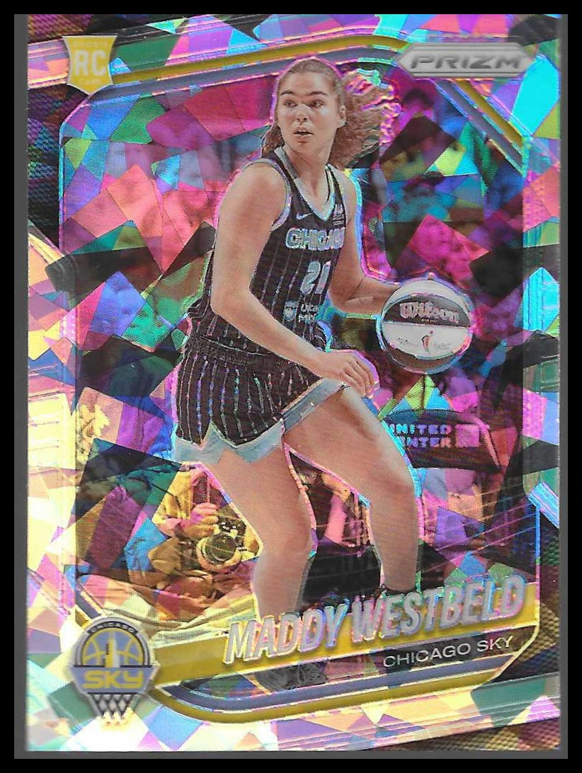 2025 Panini Prizm WNBA #138 Maddy Westbeld Ice Prizms
