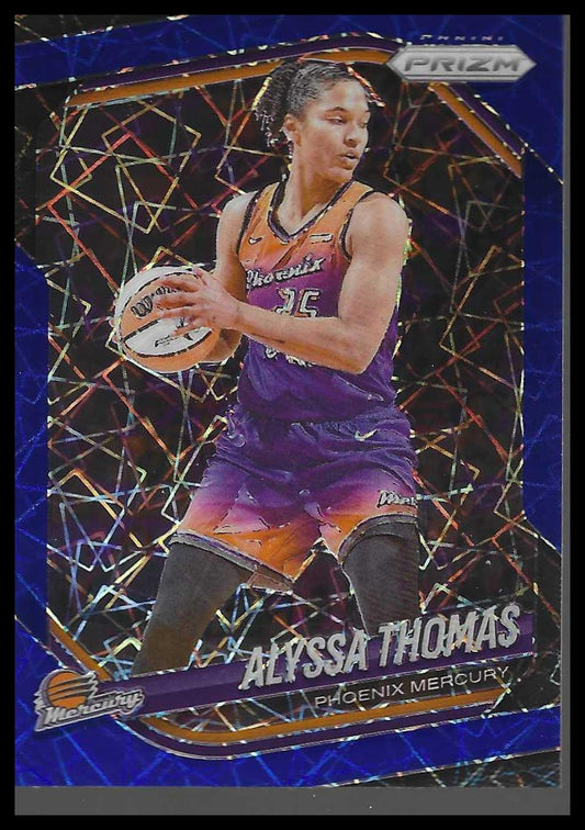 2025 Panini Prizm WNBA #44 Alyssa Thomas Blue Velocity Prizms