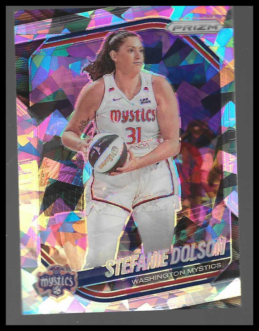 2025 Panini Prizm WNBA #112 Stefanie Dolson Ice Prizms