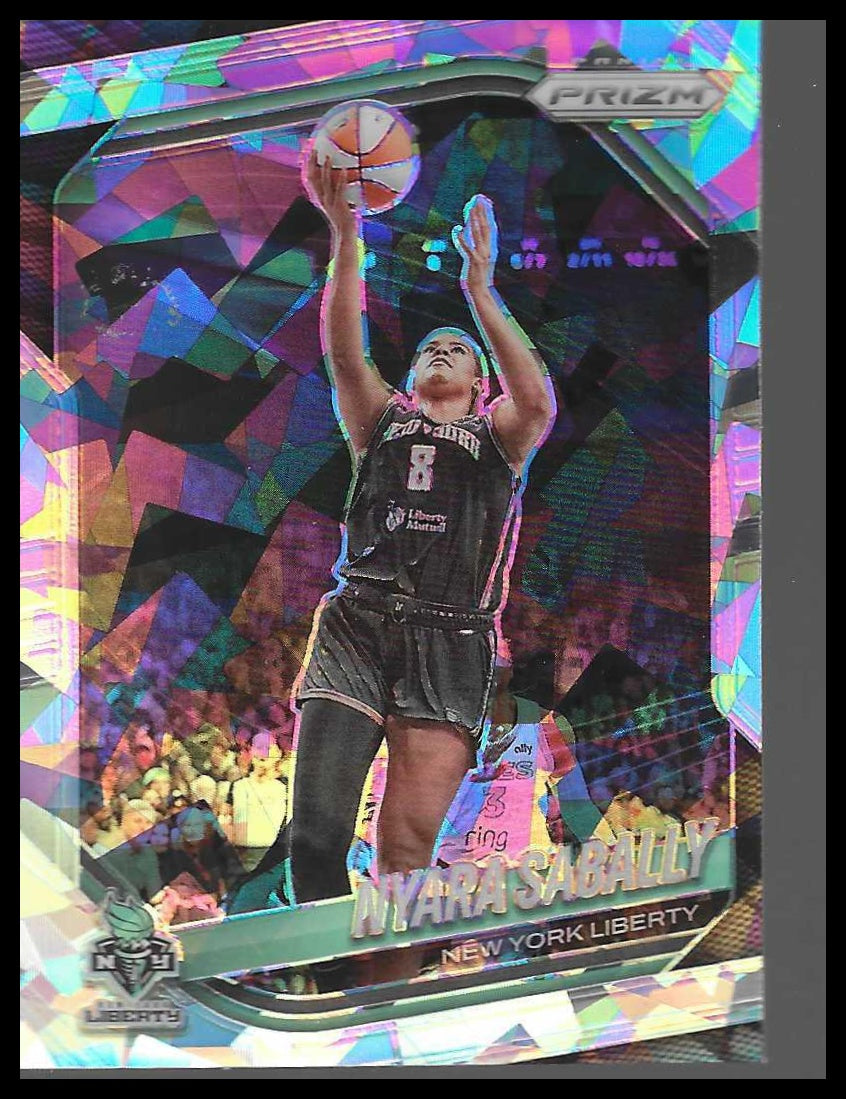2025 Panini Prizm WNBA #117 Nyara Sabally Ice Prizms