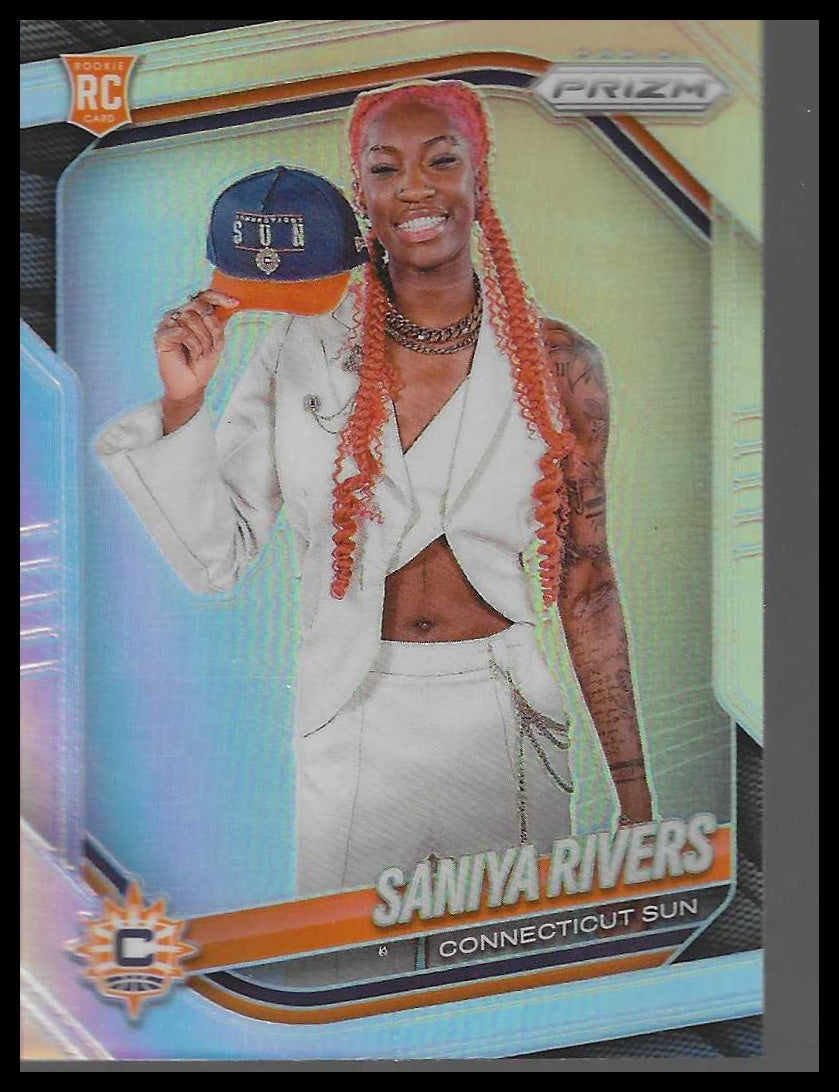 2025 Panini Prizm WNBA #150 Saniya Rivers Silver Prizms