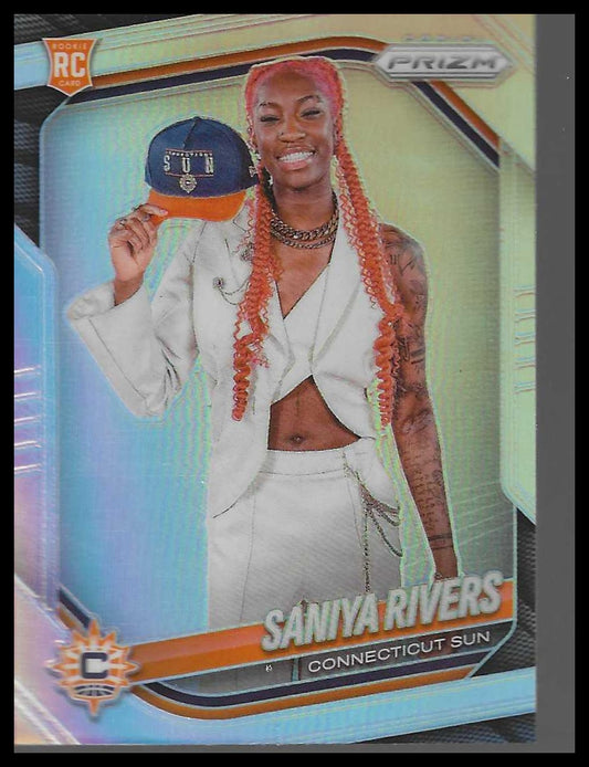 2025 Panini Prizm WNBA #150 Saniya Rivers Silver Prizms