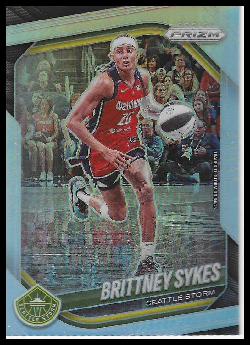 2025 Panini Prizm WNBA #121 Brittney Sykes Silver Prizms