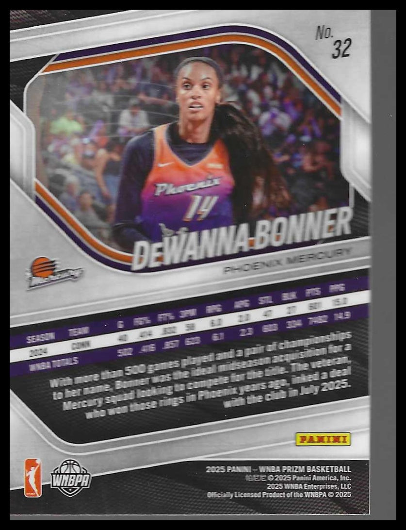 2025 Panini Prizm WNBA #32 DeWanna Bonner