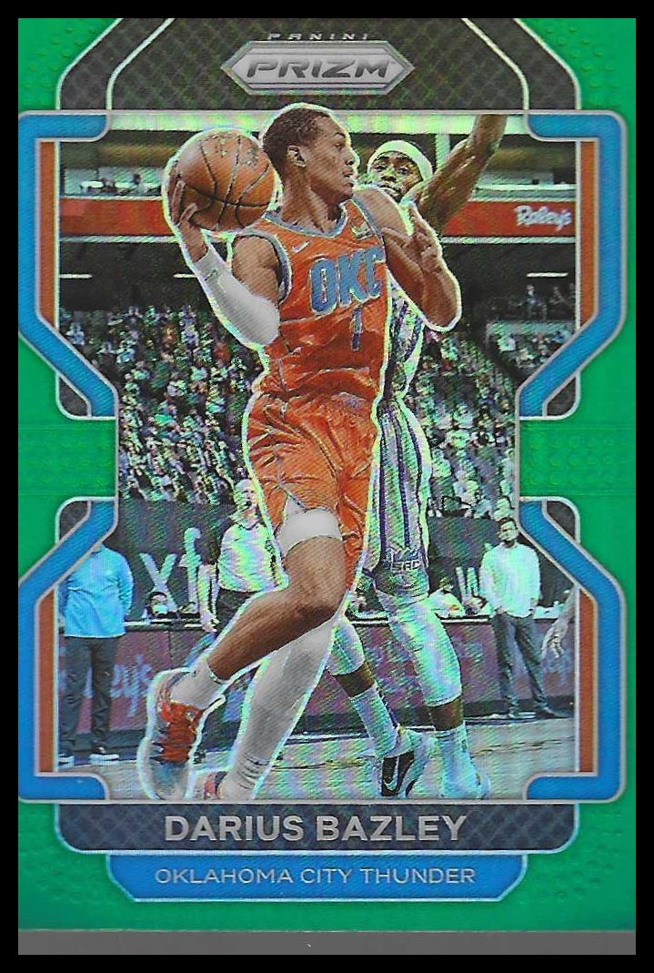 2021-22 Panini Prizm #237 Darius Bazley Green