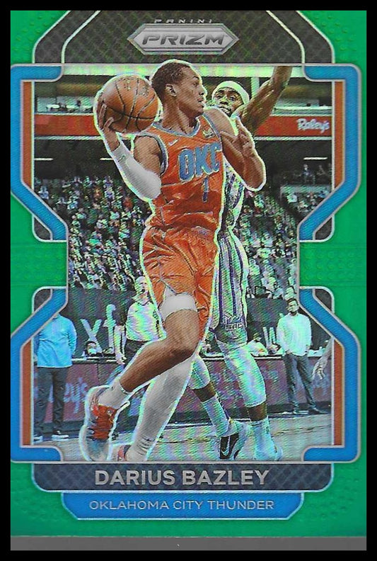 2021-22 Panini Prizm #237 Darius Bazley Green