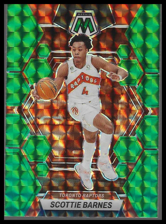 2022-23 Panini Mosaic #113 Scottie Barnes Green