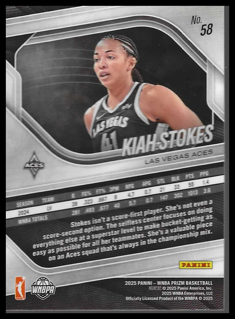 2025 Panini Prizm WNBA #58 Kiah Stokes