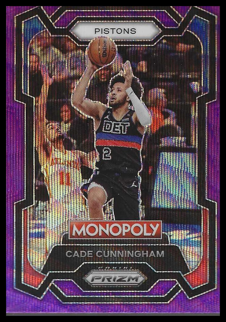 2023-24 Panini Prizm Monopoly #25 Cade Cunningham Purple